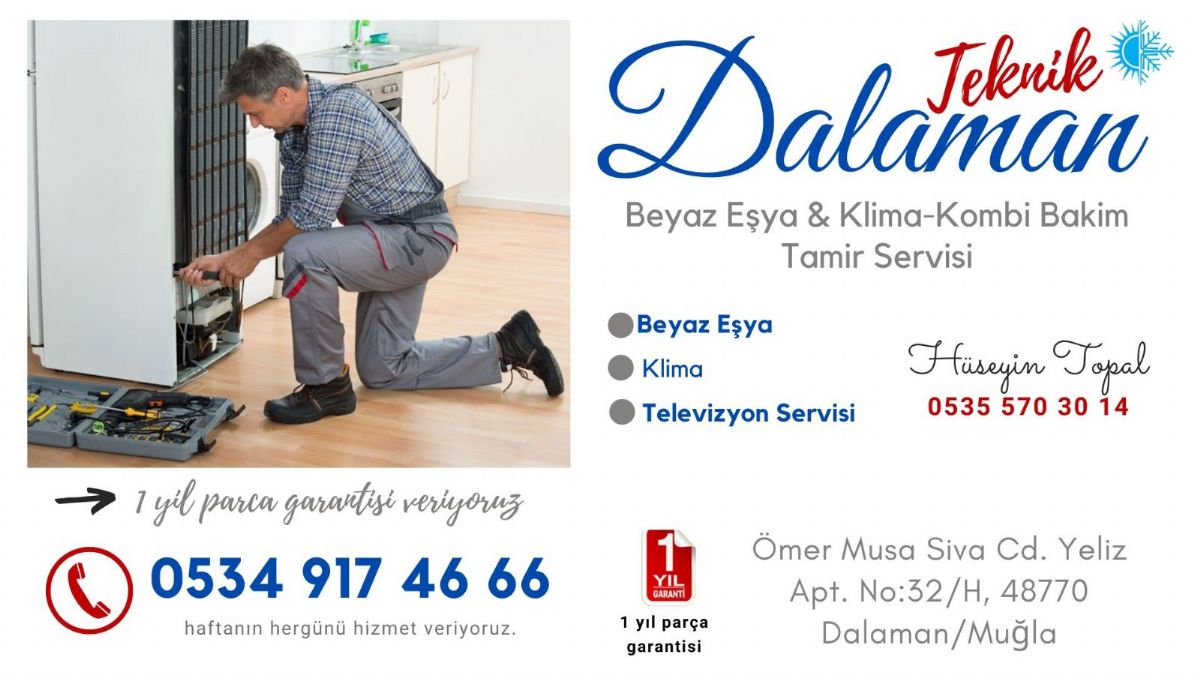 Dalaman Çamaşır Makinası Servisi