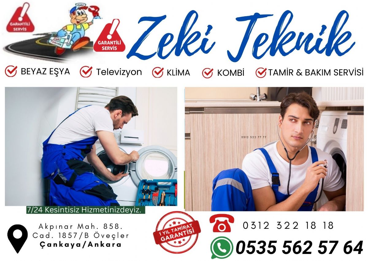 Öveçler Çamaşır Makinesi Tamircisi