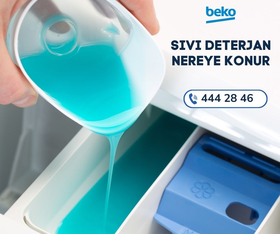 Beko Çamaşır Makinesi Sıvı Deterjan Nereye Konur