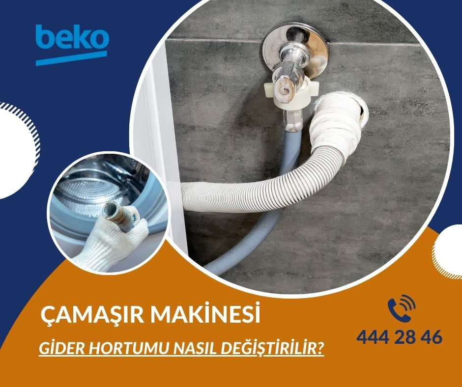 Beko Çamaşır Makinesi Gider Hortumu Nasıl Değiştirilir