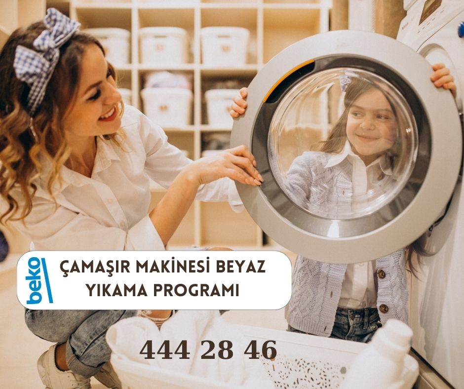 Beko Çamaşır Makinesi Beyaz Yıkama Programı