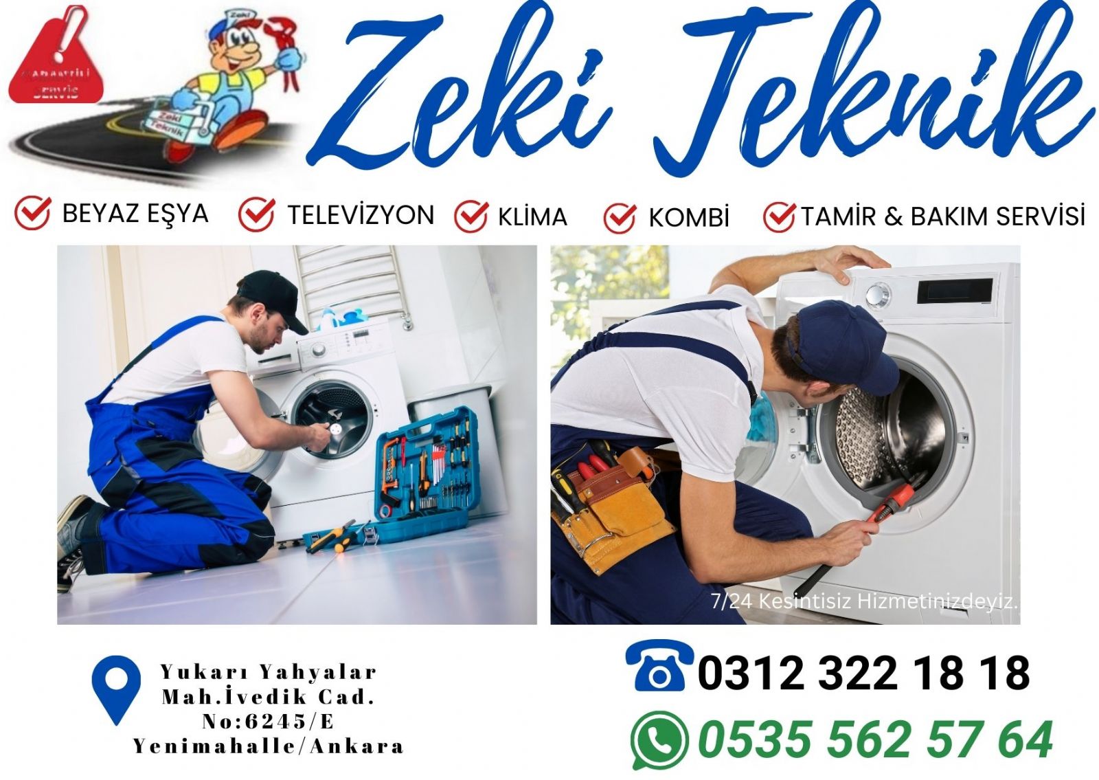 İvedik  Çamaşır Makinesi Tamircisi