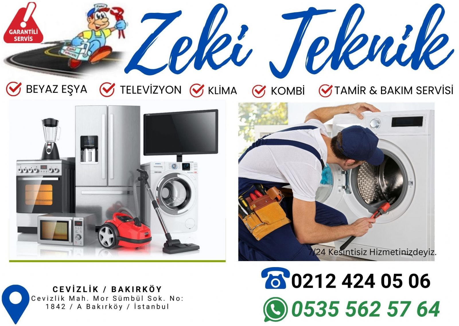 Cevizlik Çamaşır Makinesi Tamircisi