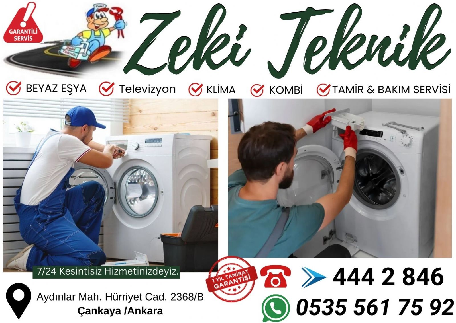 Dikmen Çamaşır Makinası Tamircisi 