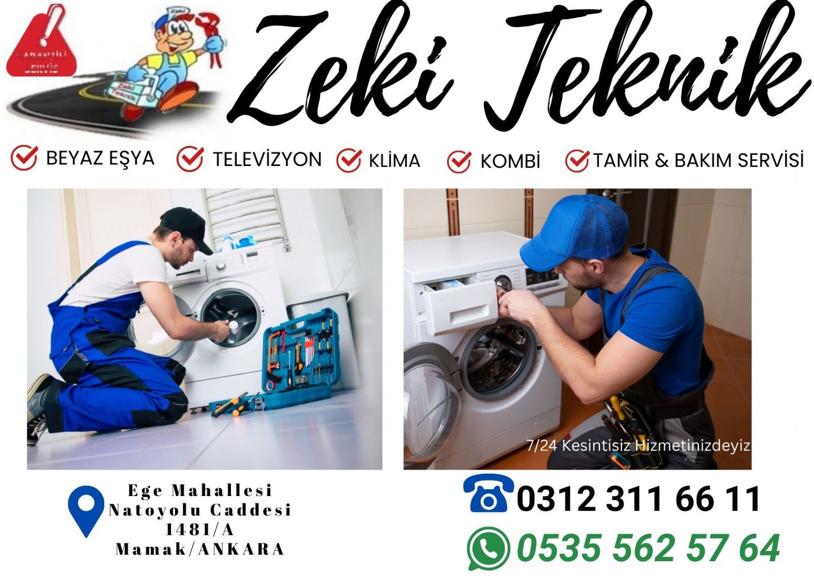 Ege Mahallesi Çamaşır Makinesi Tamircisi