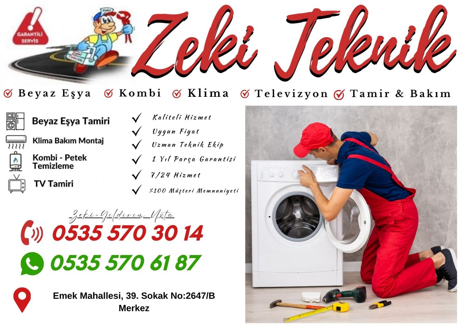Emek Çamaşır Makinesi Tamircisi