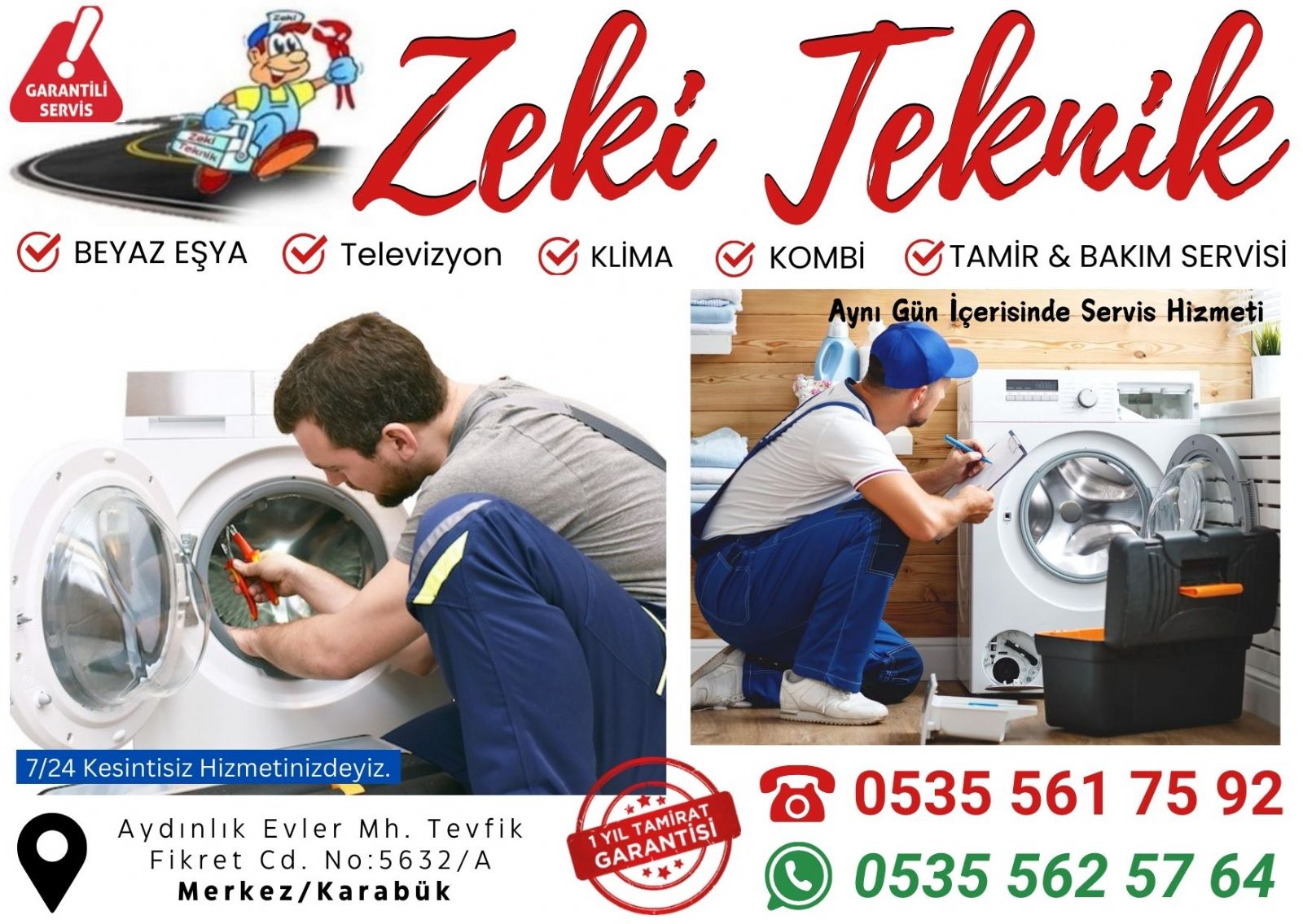 Karabük Çamaşır Makinesi Tamircisi