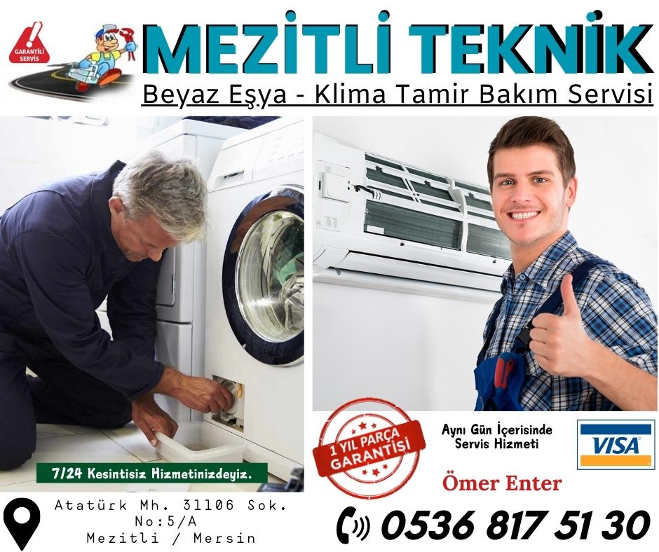 Mezitli Çamaşır Makinesi Tamircisi 